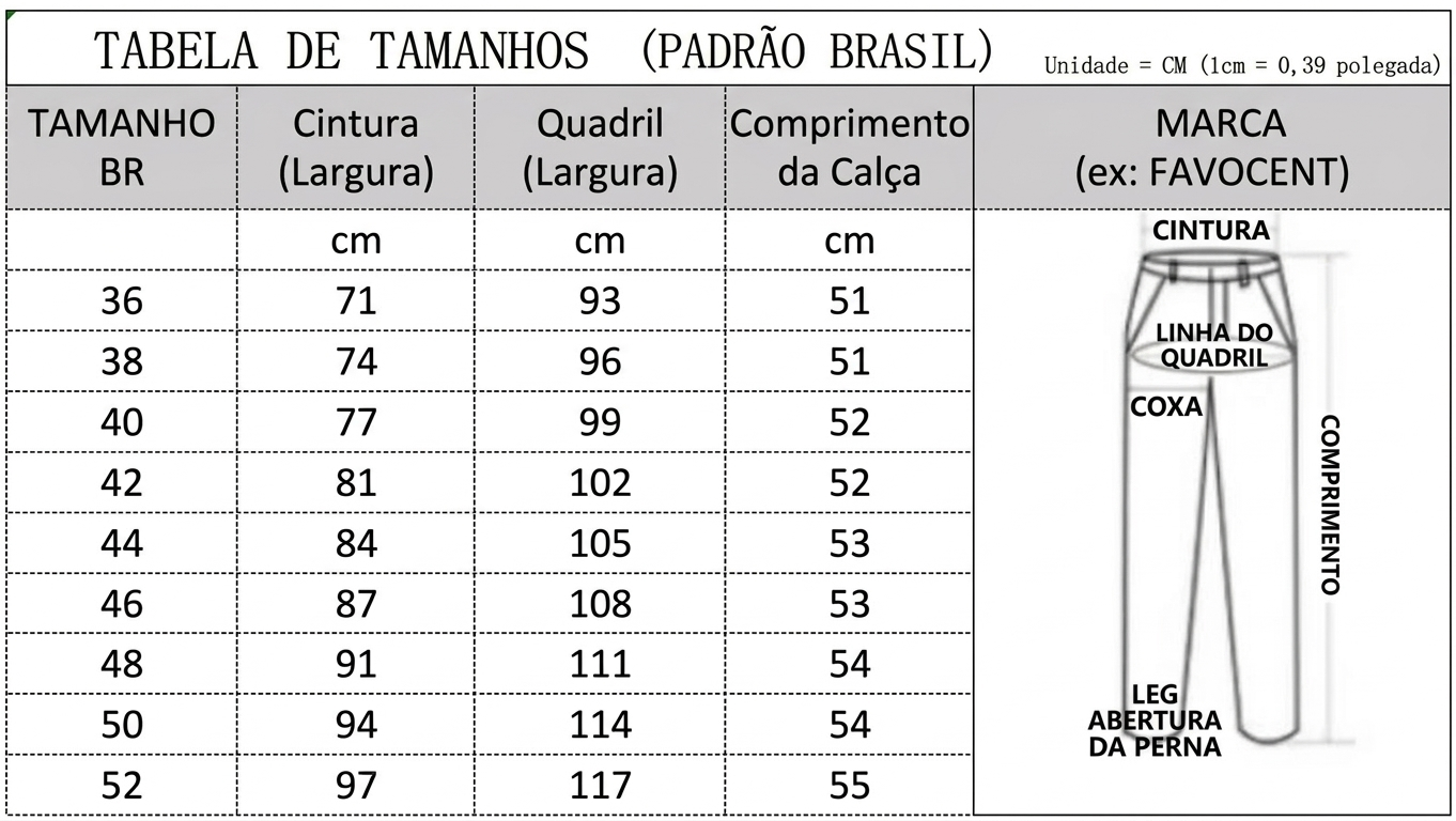 Bermuda Masculina Casual de Algodão LojaAlencar