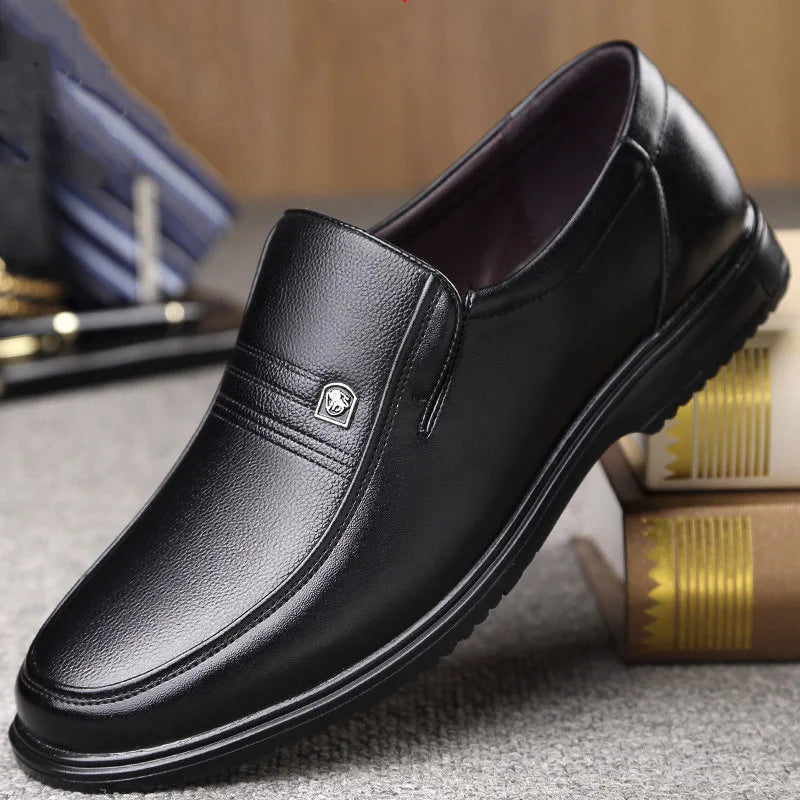 Sapato Masculino em Couro Legítimo LojaAlencar– Estilo Mocassim Slip On