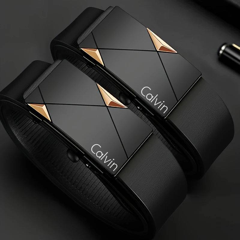 Cinto Masculino em Couro Sintético LojaAlencar