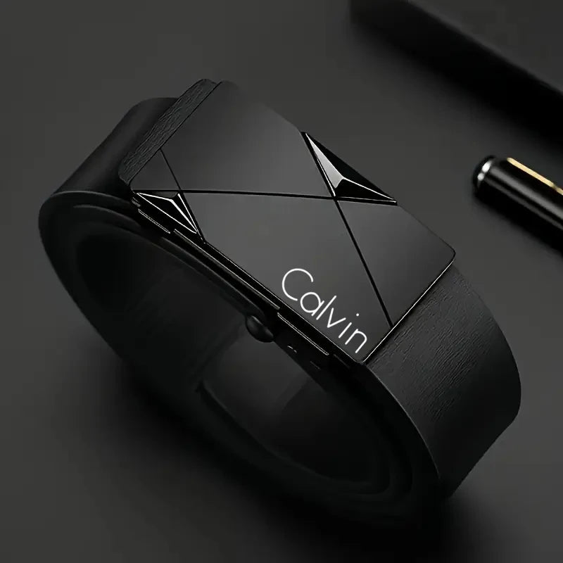 Cinto Masculino em Couro Sintético LojaAlencar