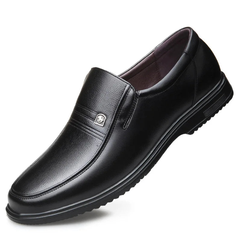 Sapato Masculino em Couro Legítimo LojaAlencar– Estilo Mocassim Slip On