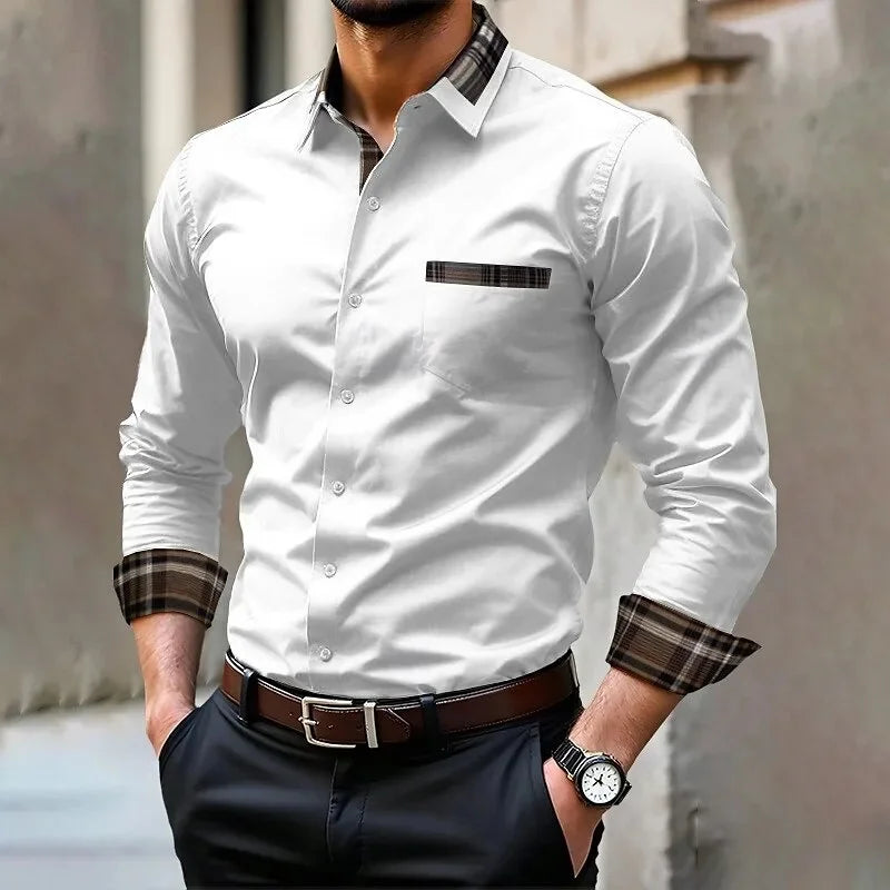 Camisa Social Masculina Manga Longa LojaAlencar