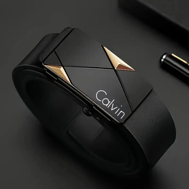 Cinto Masculino em Couro Sintético LojaAlencar