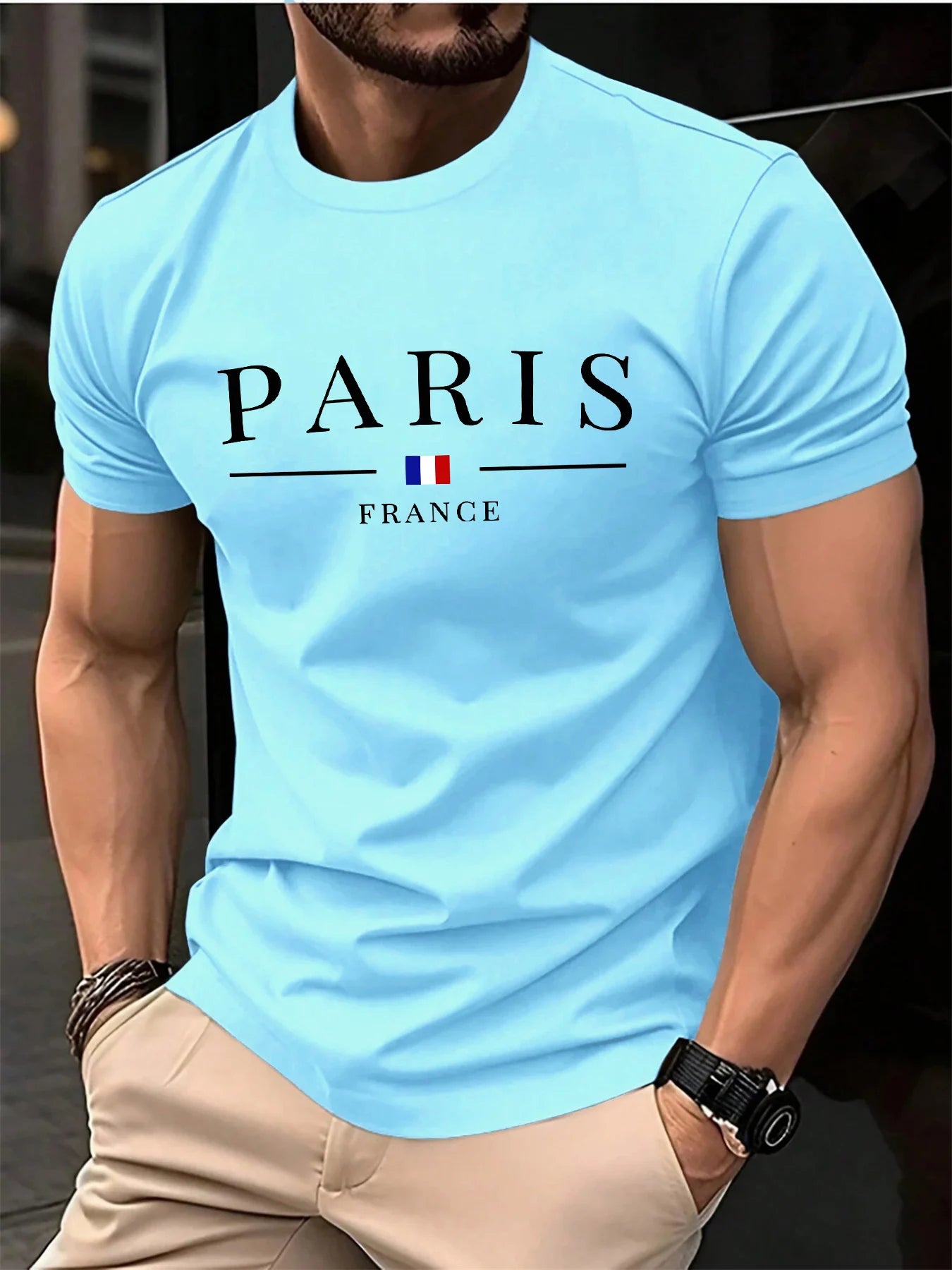 Camiseta Masculina Premium Plus Size  Paris Leve e Moderna LojaAlencar