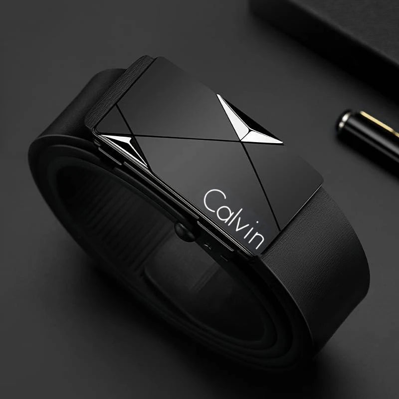 Cinto Masculino em Couro Sintético LojaAlencar