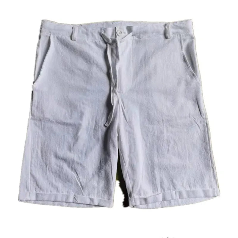 Bermuda Masculina de Linho e Algodão LojaAlencar